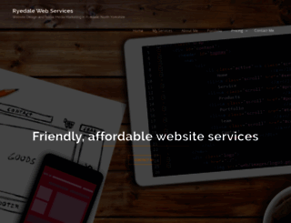 ryedalewebservices.co.uk screenshot