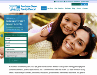 ryedentist.com screenshot