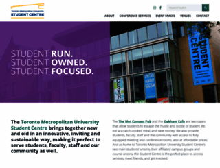 ryersonstudentcentre.ca screenshot