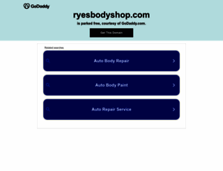 ryesbodyshop.com screenshot