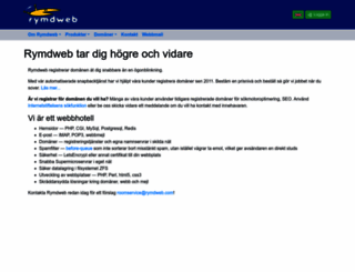 rymdweb.com screenshot