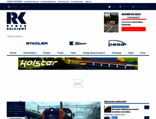 rynek-kolejowy.pl screenshot