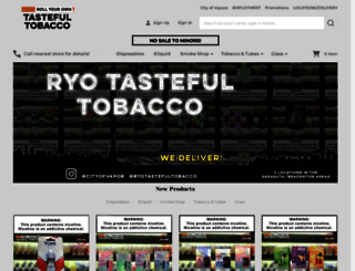 ryotastefultobacco.com screenshot