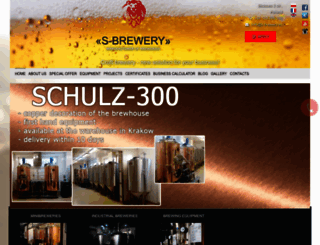 s-brewery.eu screenshot