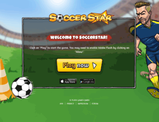 Access s1.soccer-star.nl. SoccerStar - Het grappige voetbalspel (s1)