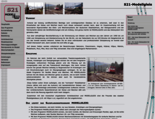 s21-modellgleis.de screenshot