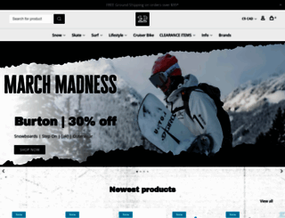 s3boardshop.ca screenshot