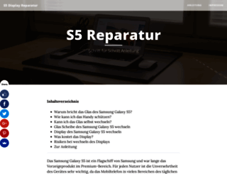 s5-display-reparatur.de screenshot