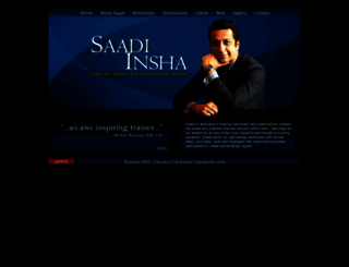 saadiinsha.com screenshot