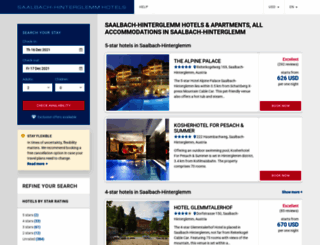 saalbach-hinterglemm-hotels.com screenshot