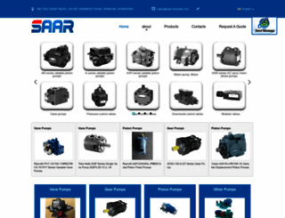saar-hydraulic.com screenshot