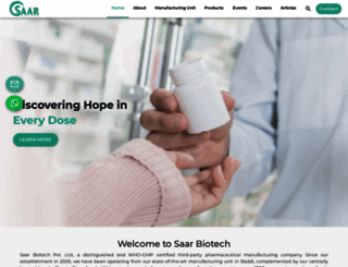 saarbiotech.in screenshot