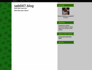 sab047.signaly.cz screenshot