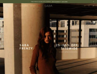 saba.com.au screenshot