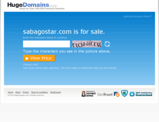 sabagostar.com screenshot