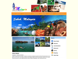 sabah.attractionsinmalaysia.com screenshot