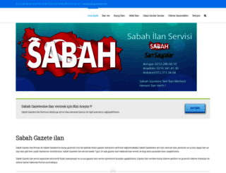 sabahgazeteilan.com screenshot