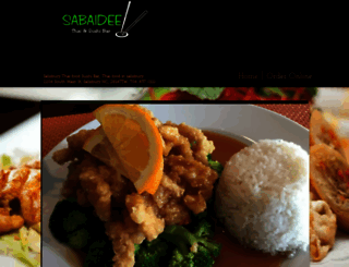 sabaideethaisushi.com screenshot