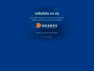 sabalala.co.za screenshot