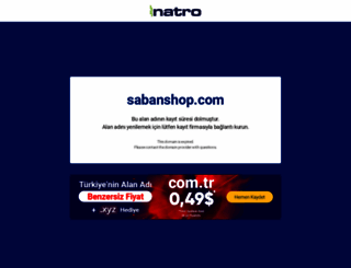 sabanshop.com screenshot