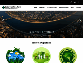 sabarmatiriverfront.com screenshot