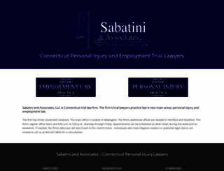 sabatinilaw.com screenshot