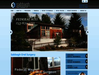 sabbaghoralsurgery.com screenshot