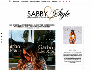 sabbystyle.com screenshot