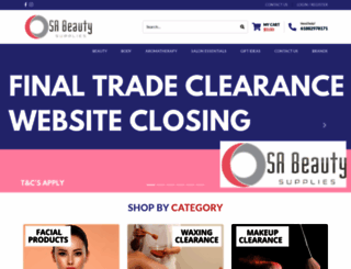 sabeauty.com.au screenshot