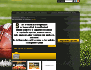 sabercatfootball.com screenshot