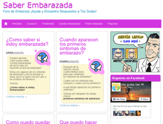 saberembarazada.com screenshot
