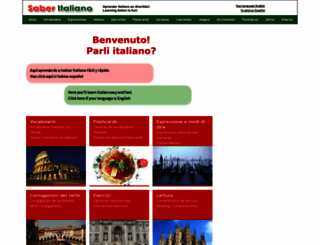 saberitaliano.com.ar screenshot