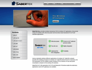 sabertek.com screenshot