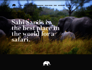 sabi-sands.com screenshot