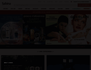 sabinastore.com screenshot