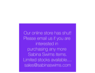 sabinaswims.com screenshot