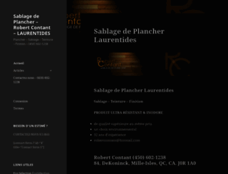 sablage-plancher-robertcontant.com screenshot