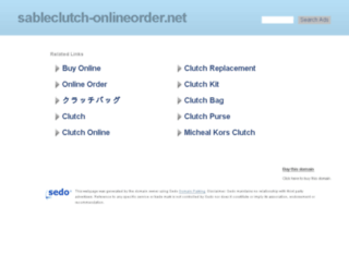 sableclutch-onlineorder.net screenshot