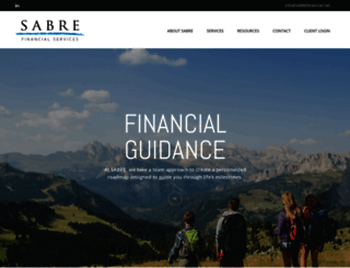 sabrefinancial.net screenshot
