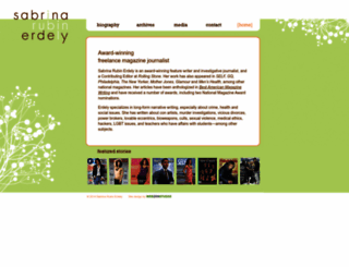 sabrinaerdely.com screenshot