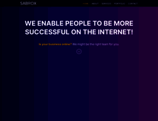 sabrox.com screenshot