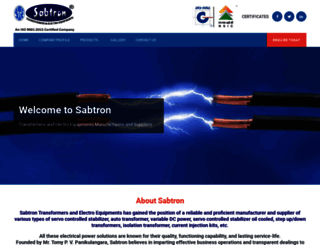 sabtron.com screenshot