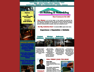 sabuilding-remodeling.com screenshot