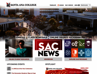 sac.edu screenshot