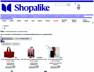 sac.shopalike.fr screenshot
