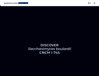 saccharomycesboulardii.com screenshot
