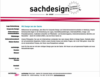 sachdesign.de screenshot