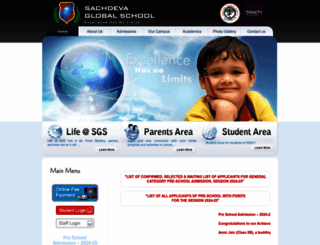 sachdevaglobal.in screenshot