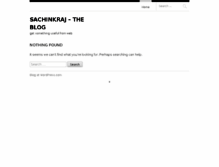 sachinkraj.wordpress.com screenshot