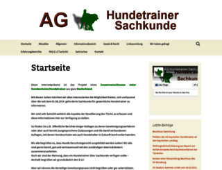 sachkunde-hundetrainer.info screenshot
